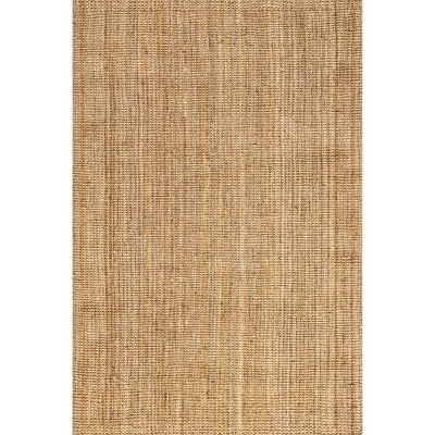 Nuloom Ashli Solid Farmhouse Jute Indoor Area Rug | Target