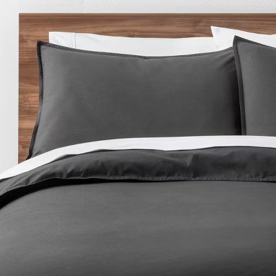 Easy Care Solid Duvet Cover Set - Made By Design™ | Target