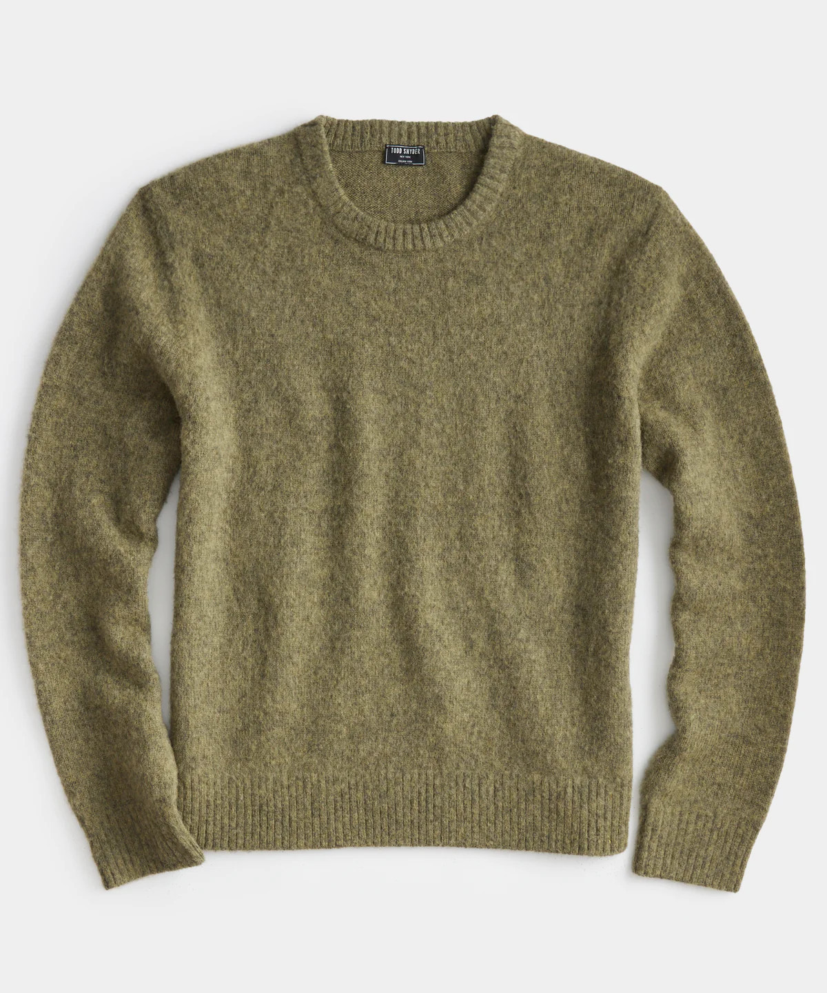 Cambridge Crewneck in Dry Sage | Todd Snyder