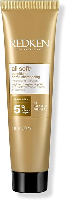Redken All Soft Argan Oil Conditioner | For Dry / Brittle Hair | Moisturizes & Provides Intense S... | Amazon (US)