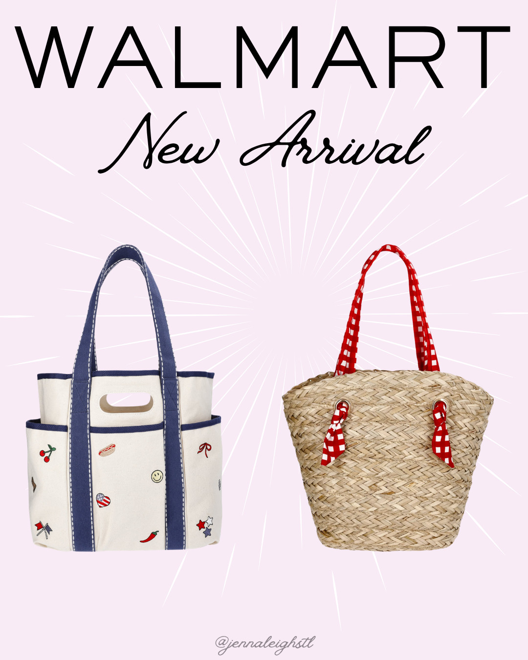 Walmart has so many good summer totes right now and they’re actually cute and practical. Think lightweight, beach ready, and easy everyday carry. 

 #LTKSeasonal #LTKMidsize