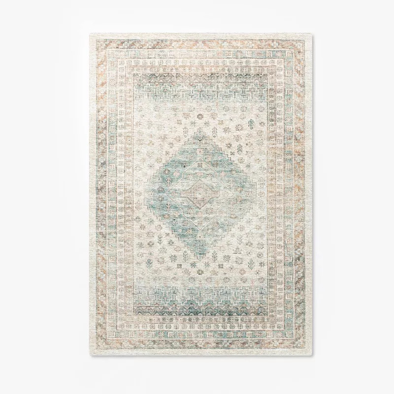 Woven Diamond Persian Rug Neutral - Threshold™ designed with Studio McGee | Target