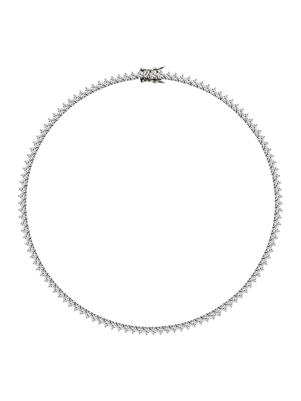 BENNINGTON RIVIÈRE NECKLACE IN LAB WHITE SAPPHIRE | Dorsey