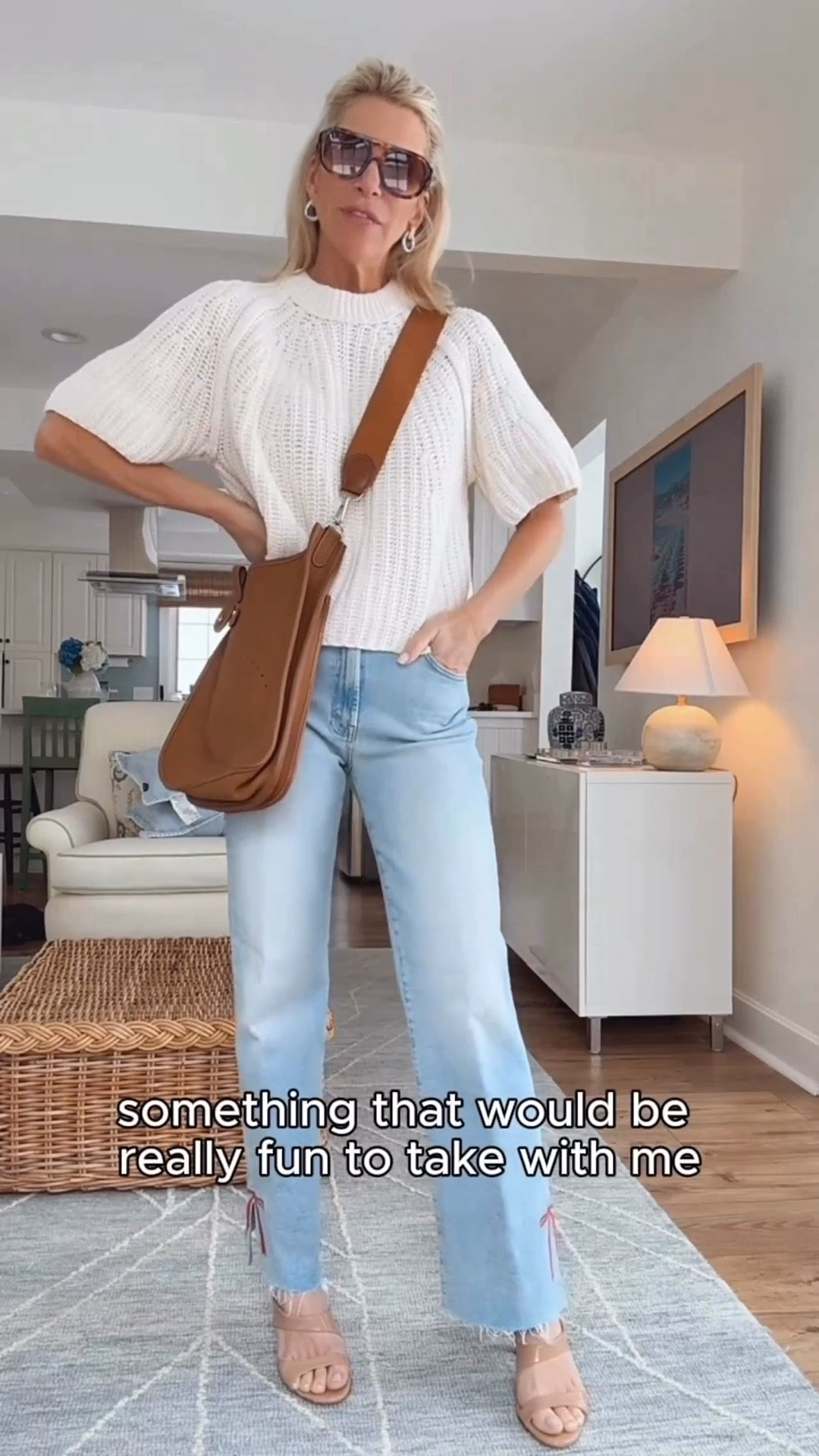 Best neutral crossbody bag that goes with everything.

#LTKootd #LTKdayinmylife #LTKOver40