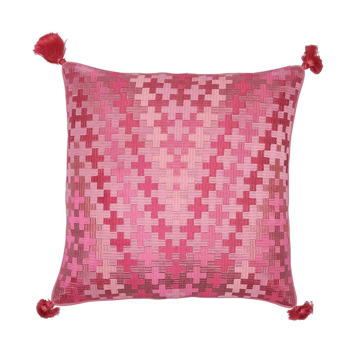 C&F Home 20" x 20" Pepi Tasseled Cotton & Linen Decor Throw Pillow | Target