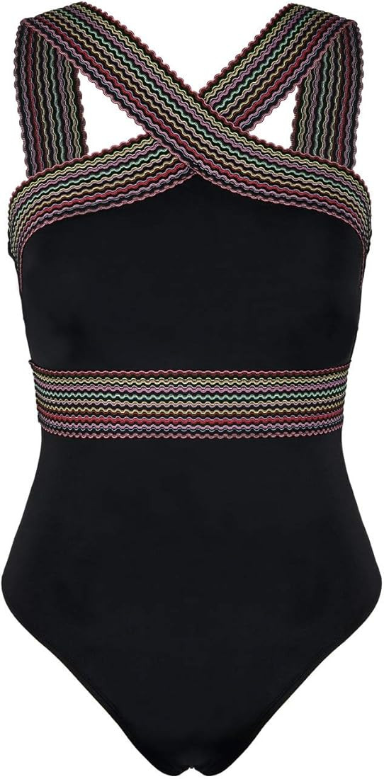 Hilor Women's One Piece Swimwear Front Crossover Swimsuits Hollow Bathing Suits Monokinis | Amazon (US)