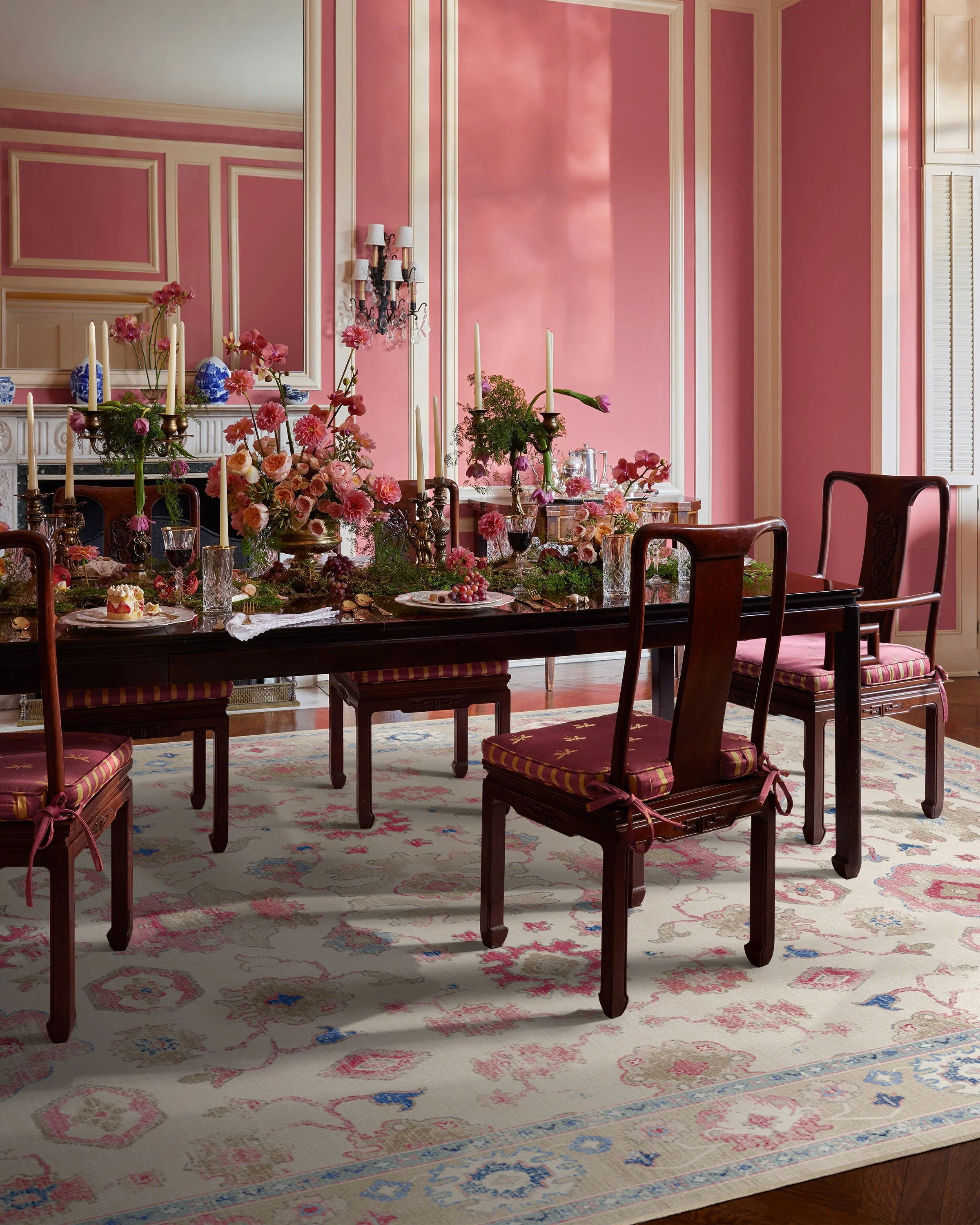 Serena Pink Rug | Ruggable