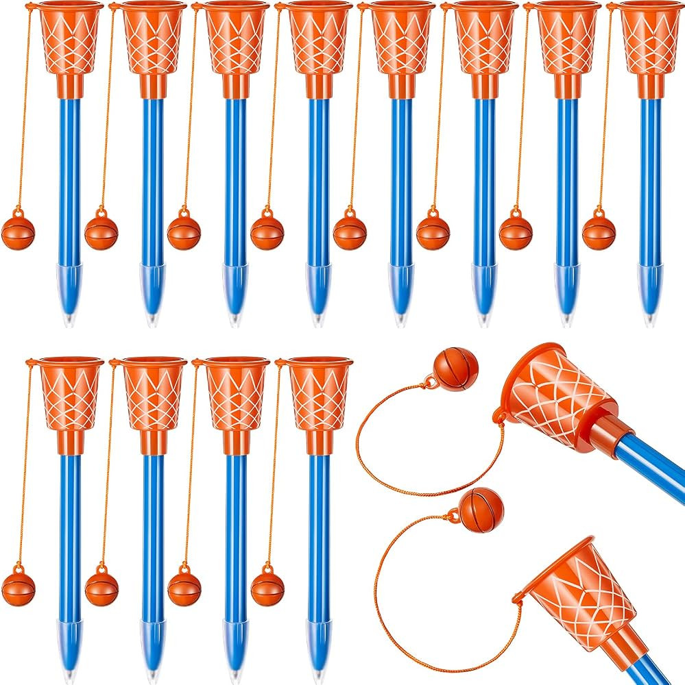 Zonon Basketball Pens Basketball Hoop Ballpoint Pens Sports Novelty Pens Plastic Sports Themed Pe... | Amazon (US)