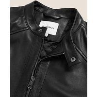 Autograph Leather Jacket - XL - Black, Black | Marks & Spencer IE