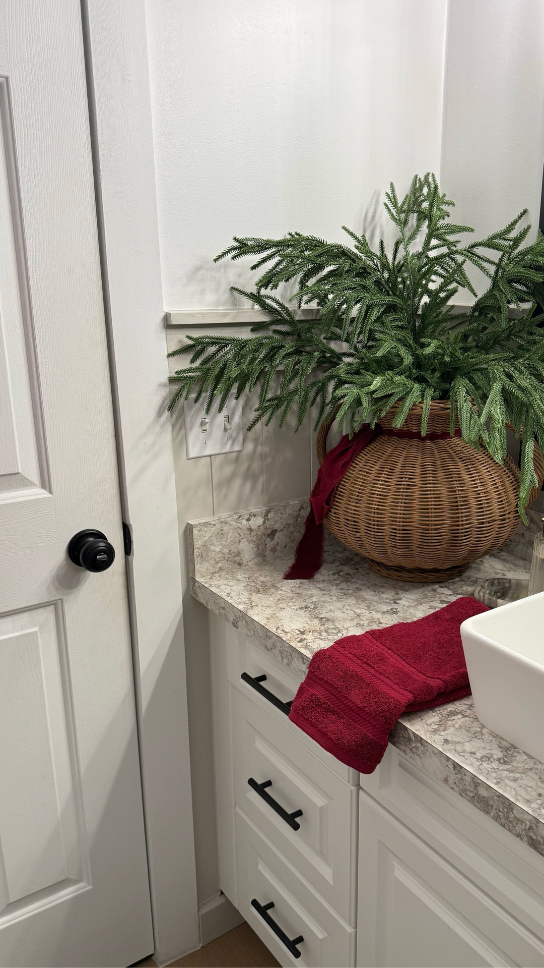 Norfolk Stems Black Friday Deal — 36” Realistic Greenery
Follow @farmtotablecreations on Instagram for more home finds + deals.

These 36” Norfolk stems are one of the best Black Friday deals I’ve found. They arrive beautifully packaged in a long box, and the quality is incredible for the price — just $3.70 per stem. I styled six in my vase here in the bathroom, and they add the prettiest soft, full holiday greenery without spending a fortune. Such an easy way to add Christmas warmth to any space.

#amazonhome #amazonfinds #bathroomdecor #christmasdecor #holidaygreenery #christmasstems #greenerystems #holidaydecor #neutralchristmas #christmashome #homeaccents #homedecorfinds #vasedecor #holidaystyling

#LTKSaleAlert #LTKCyberWeek #LTKHome