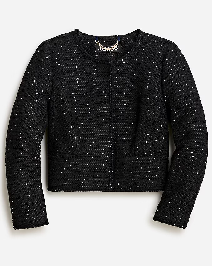 Louisa lady jacket in sequin tweed | J. Crew US