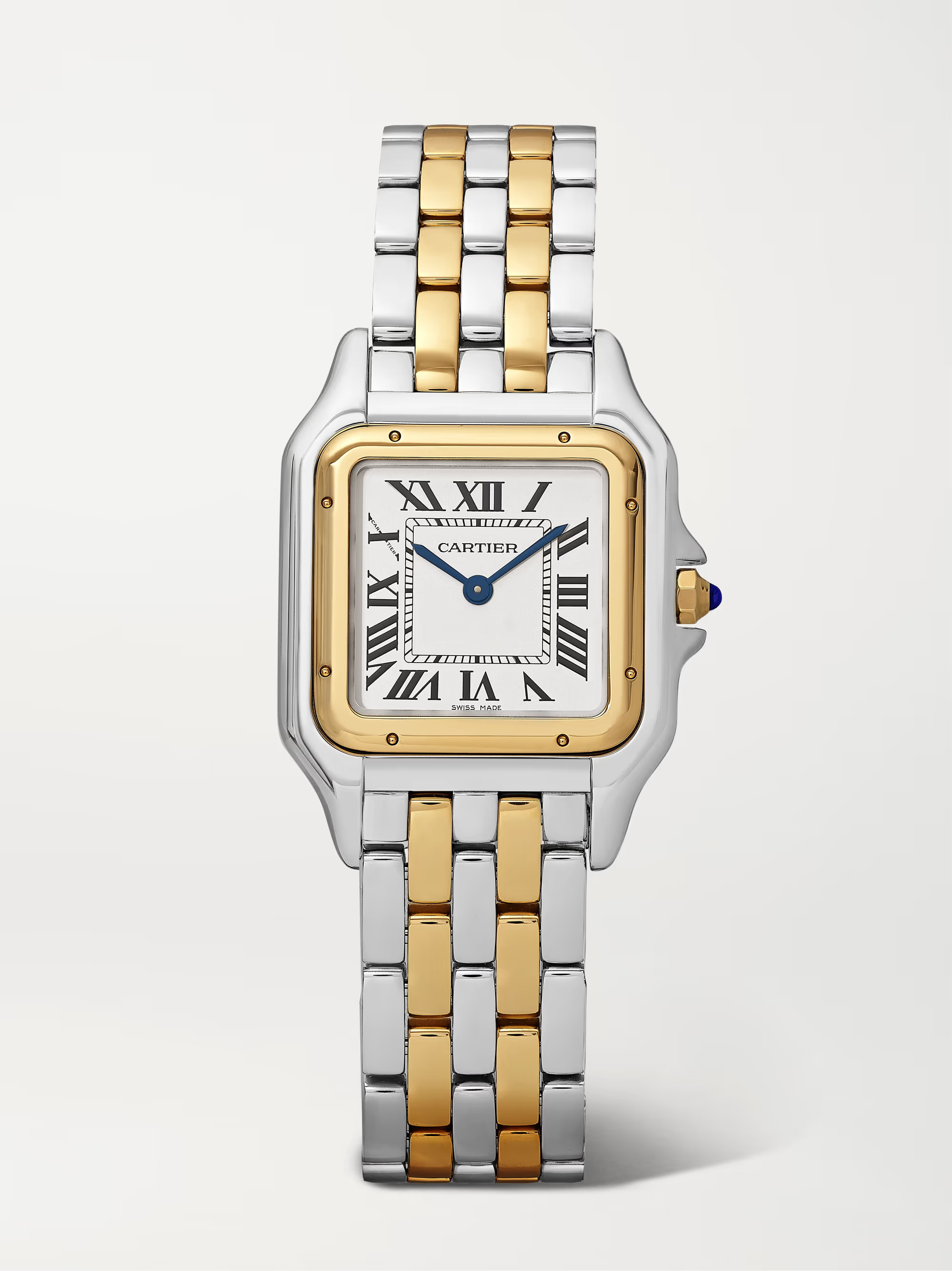 Panthère de Cartier Medium 27mm 18-karat gold and stainless steel watch | NET-A-PORTER (UK & EU)