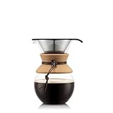 BODUM Pour Over Coffee Maker with Permanent Filter, New Cork, 34 OZ | Amazon (US)