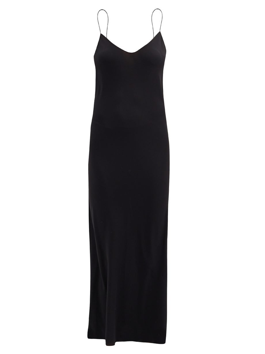 Thin-strap silk crepe de Chine slip dress | Raey | Matches (UK)