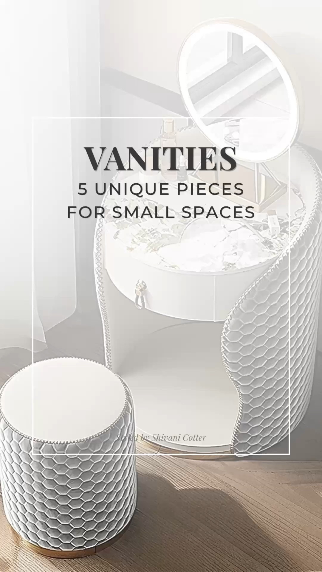 5 Unique Small Space Vanities

My search for the perfect small space vanity just got harder! These unique pieces are such good finds!
From curved modern styles to timeless rattan, classic wood tones, and boutique-inspired pieces, each one adds storage, function, and personality without taking over the room.
Perfect for bedrooms, apartments, bathrooms and any small space deserving of a getting-ready spot. Save this for your next room refresh and shop all 5 vanities linked.
#vanitydesk #makeupvanity #vanity #smallspacedecor #bedroomfurniture #homefurniturefinds #vanityideas #bedroomdecor #apartmentdecor #homedecorfinds #furniturefinds #smallspaceideas #ltkhome #shopltk 

 