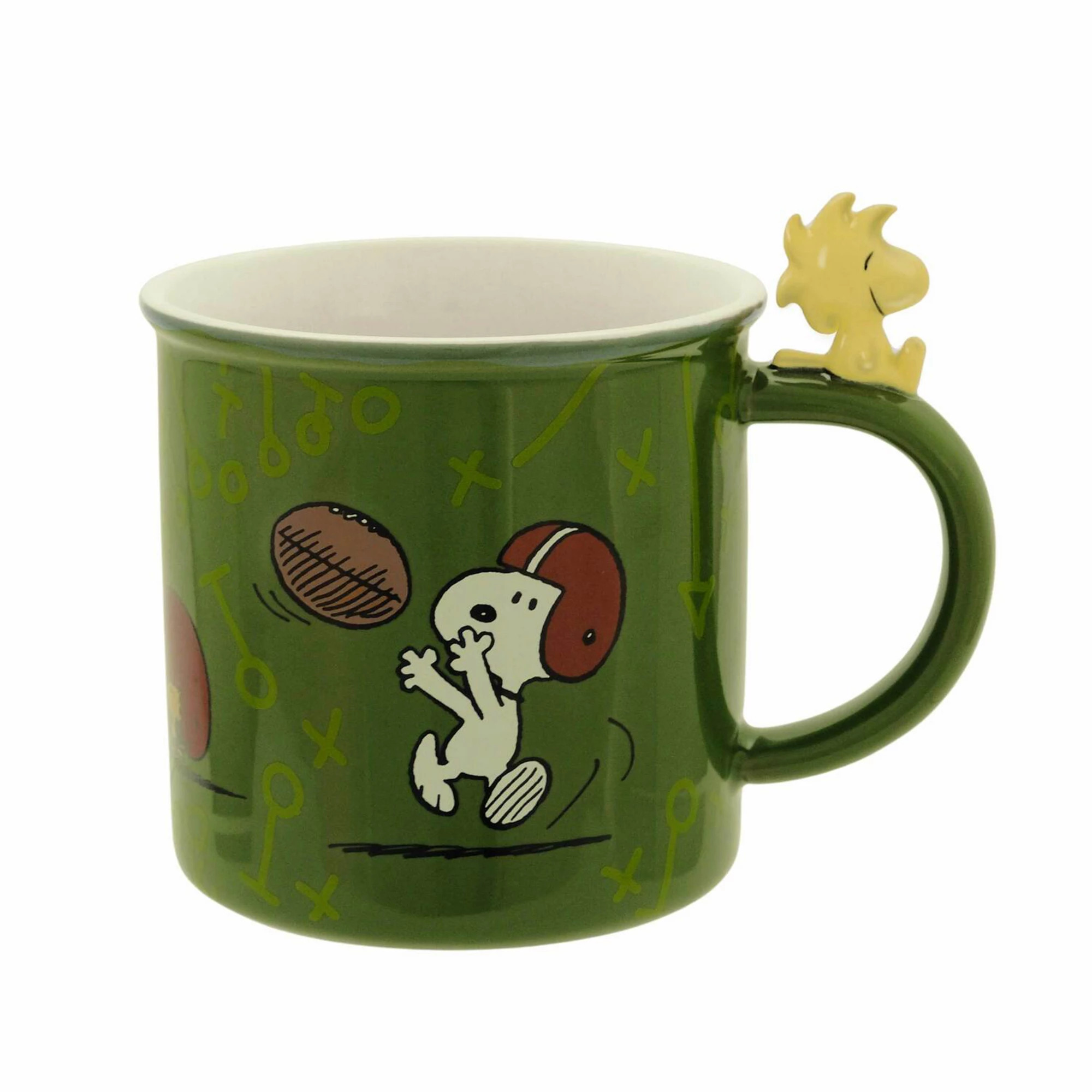 Celebrate Together™ Peanuts Snoopy & Woodstock Football Mug, Green | Kohl's
