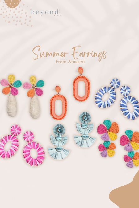 Colorful earrings from Amazon to add flair to any summer outfit!

#LTKSeasonal #LTKStyleTip #LTKFindsUnder50