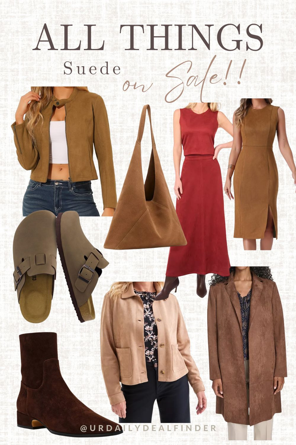 Suede is one of the most timeless and chic materials for fall. From structured bags and tailored blazers to luxe coats and classic shoes, suede adds rich texture and warmth to any outfit 

 #LTKSaleAlert #LTKTall #LTKStyleTip