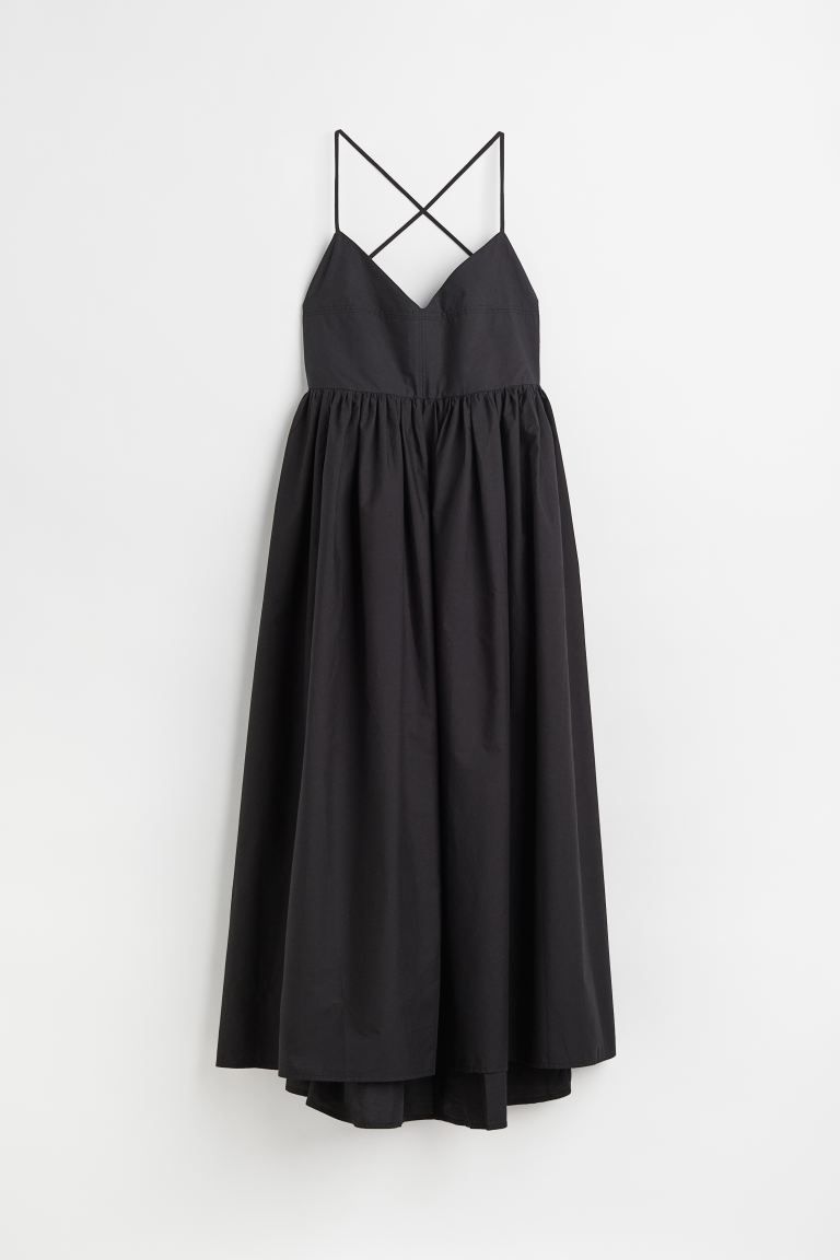 V-neck cotton dress | H&M (UK, MY, IN, SG, PH, TW, HK)