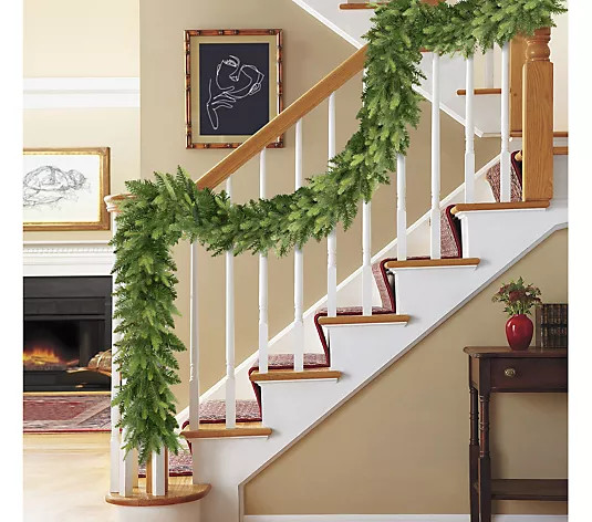 Puleo International 20ft Balsam Fir Artificialarland | QVC