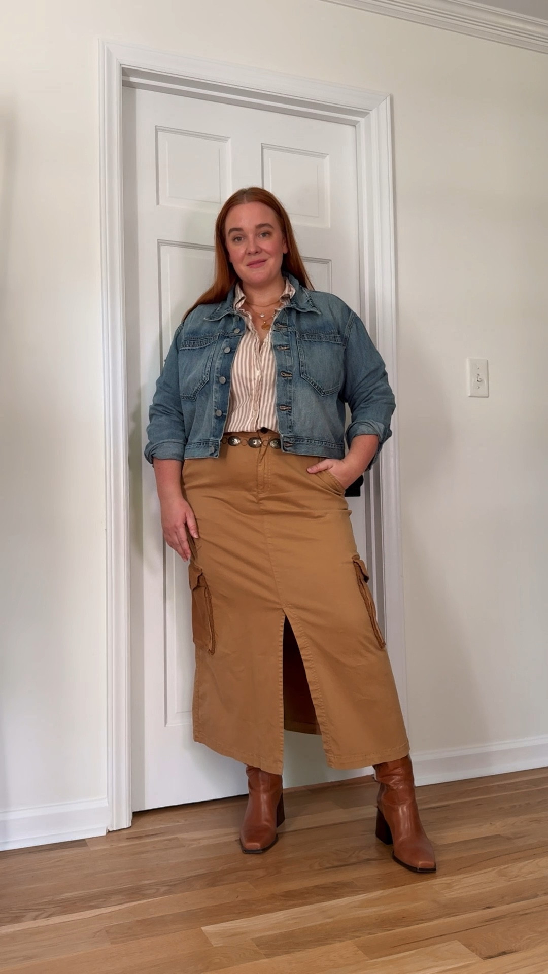 This outfit can easily be worn now and later this fall. All you need to do is throw on the denim jacket as the weather gets cooler! This one has that perfect broken-in feeling. It’s now the second one I have from the brand (the other I’ve had for years) because they’re just THAT GOOD!

Shop the look on my @shop.ltk feed @lolo_russell 

#LTKSaleAlert #LTKMidsize #LTKStyleTip