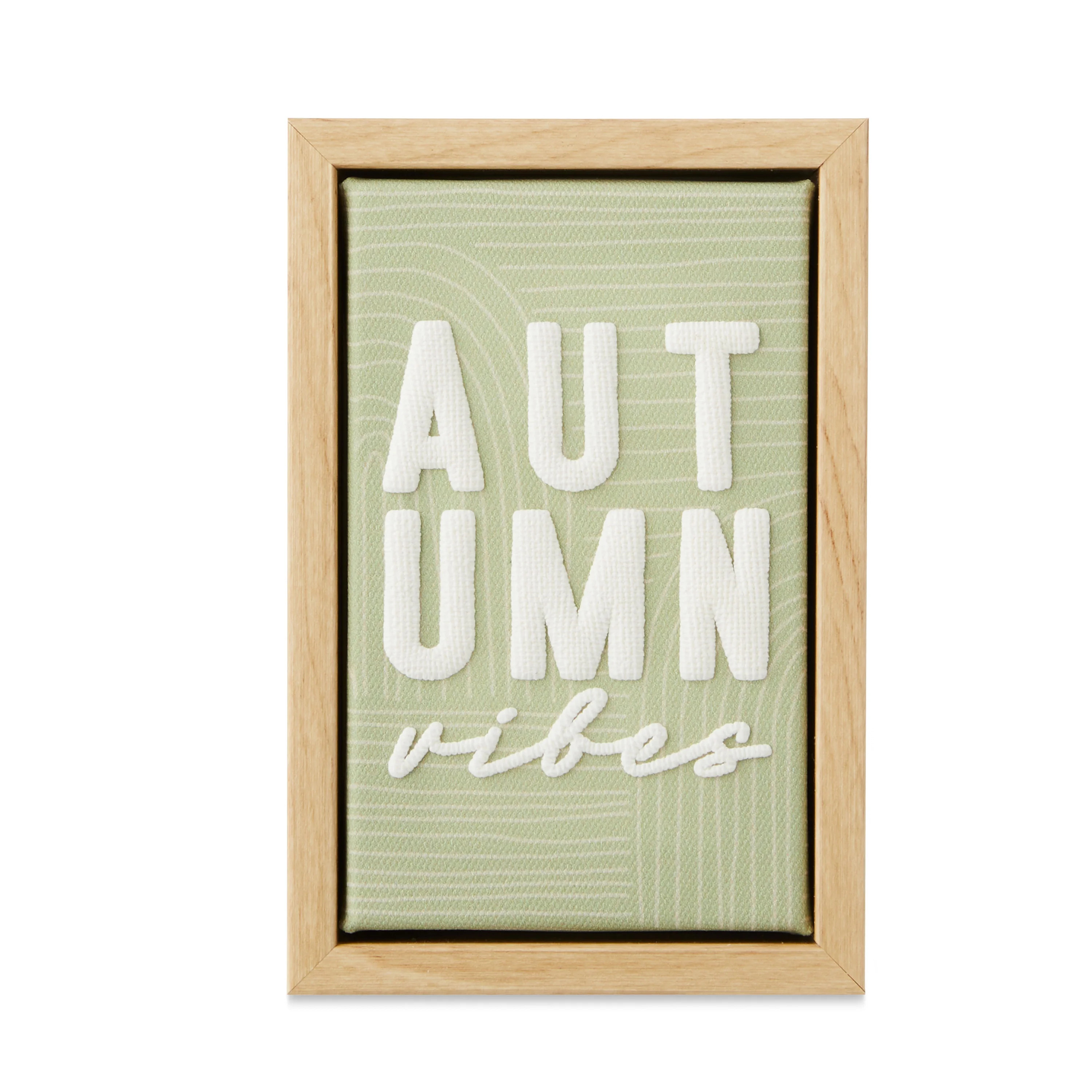 Harvest Small Rectangle Framed Autumn Vibes Hanging Sign, 4" x 6", by Way To Celebrate - Walmart.... | Walmart (US)