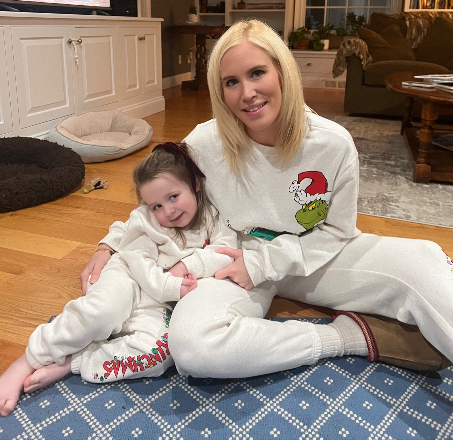 Matching mom and daughter pajamas .. family matching pajamas - Christmas pajamas - the grinch 

#LTKCyberWeek #LTKBaby #LTKFamily