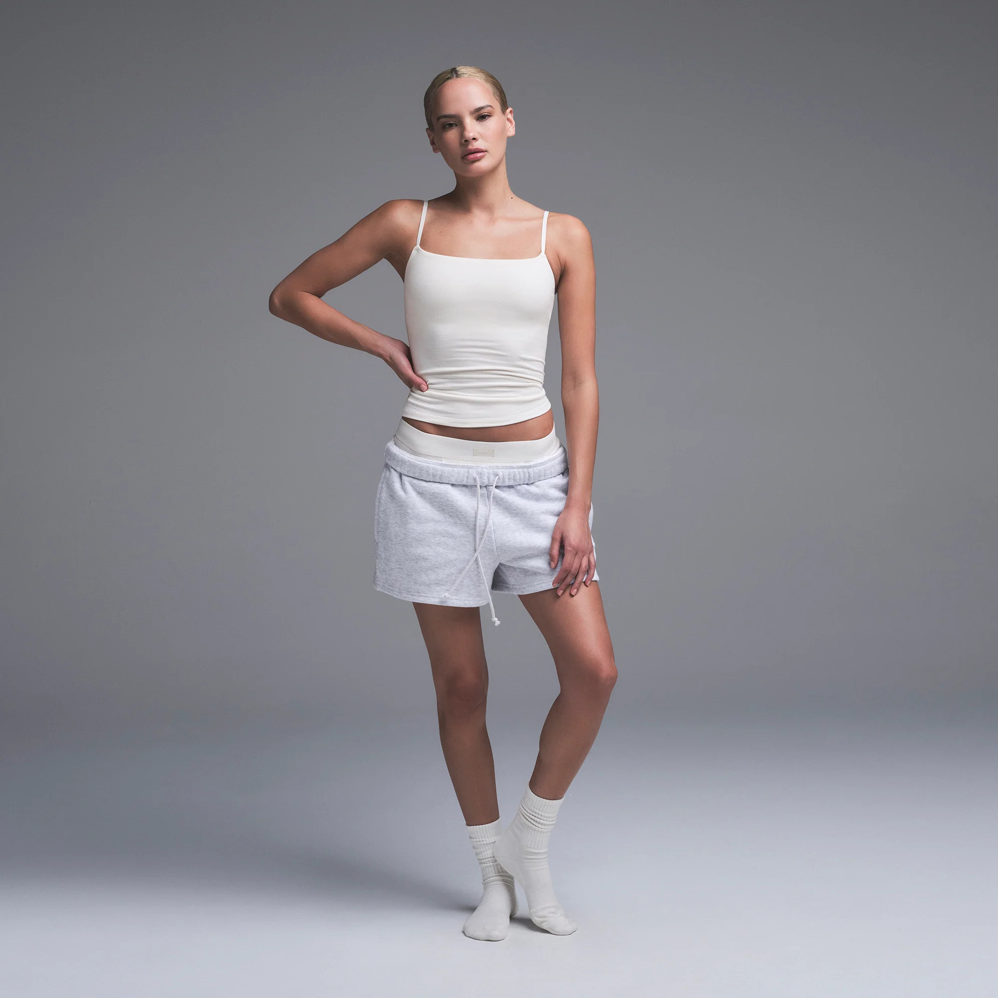 SKIMS Cami Top | White | XS | Cotton Jersey | SKIMS (US)