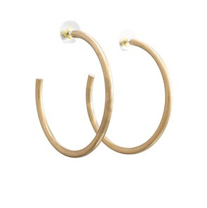 WORN Gold 50mm Open Hoops | Shop Bijou