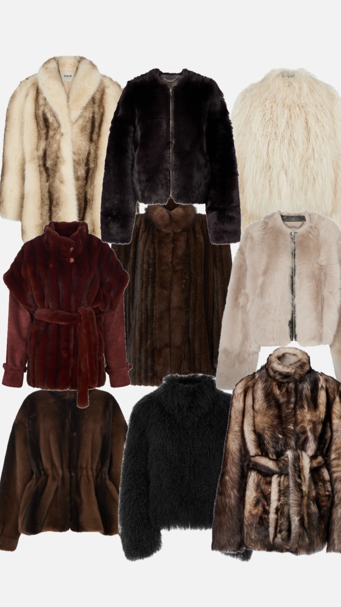 Favourite fur jackets 🤎🖤❤️