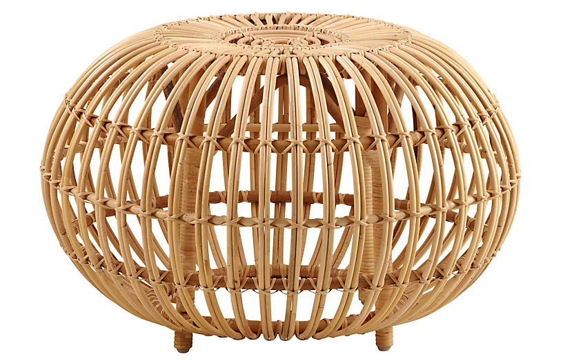 Albini Ottoman, Natural | One Kings Lane