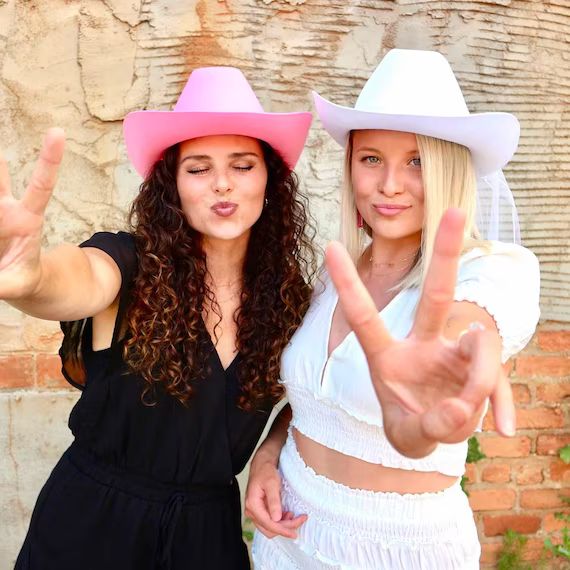 Bachelorette Party Cowboy Hats  Country-western Bachelorette | Etsy | Etsy (US)