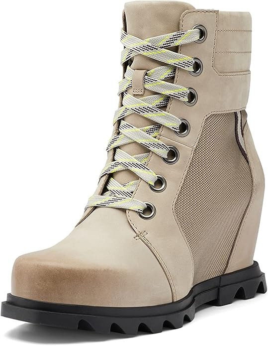 SOREL Women's Joan of Arctic Wedge III Lexie Boot — Waterproof Leather Wedge Boots | Amazon (US)