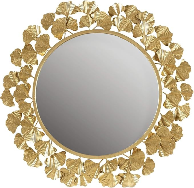 MARTHA STEWART Wall Décor Large Round Living Room Iron Metal Mirrors Ready to Hang Bedroom Decor... | Amazon (US)
