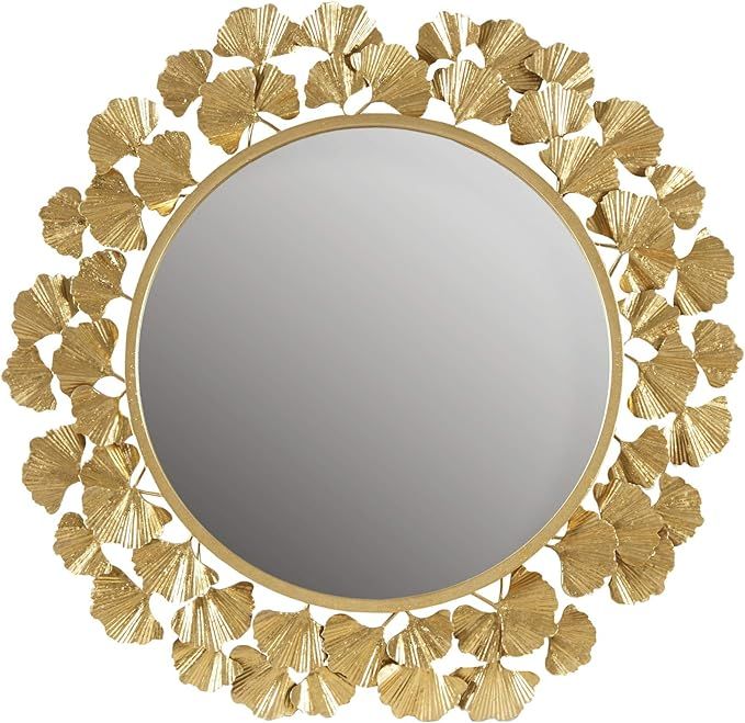 MARTHA STEWART Wall Décor Large Round Living Room Iron Metal Mirrors Ready to Hang Bedroom Decor... | Amazon (US)