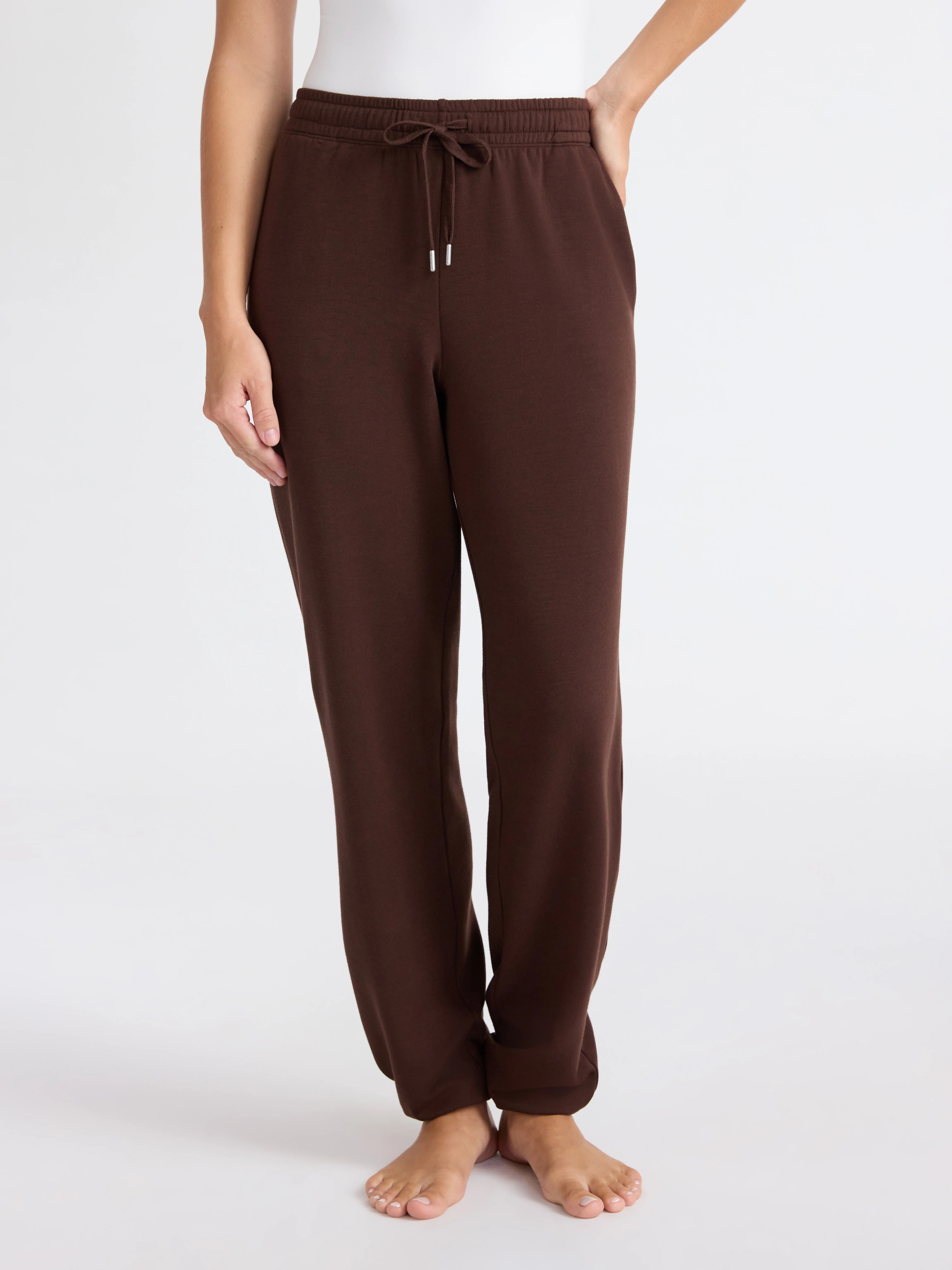 Joyspun Women's Fleece Sleep Joggers, 29'' Inseam, Sizes XS-3X | Walmart (US)