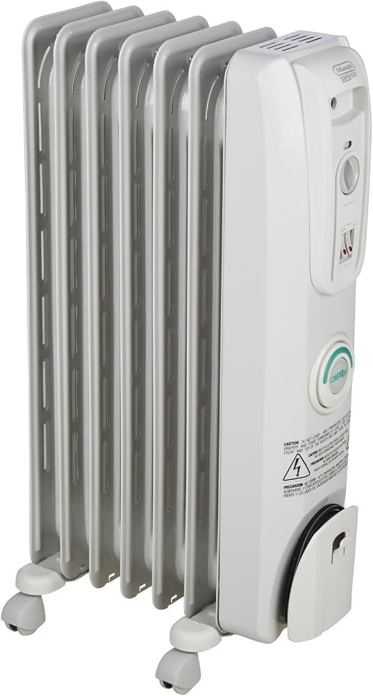 Amazon.com: De'Longhi Oil filled Radiator Heater, 1500W Electric Space Heater for indoor use, por... | Amazon (US)