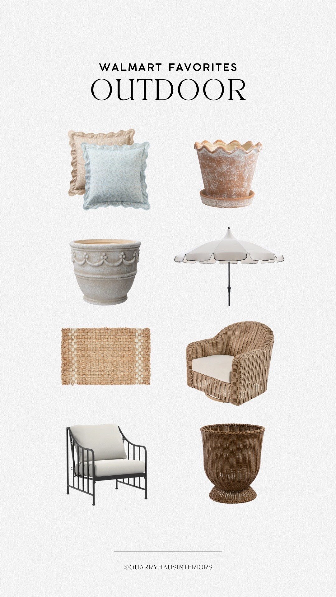 Outdoor spring porch and patio decor dropped at Walmart and these pieces (and prices!) are so good!

#LTKHome #LTKSeasonal