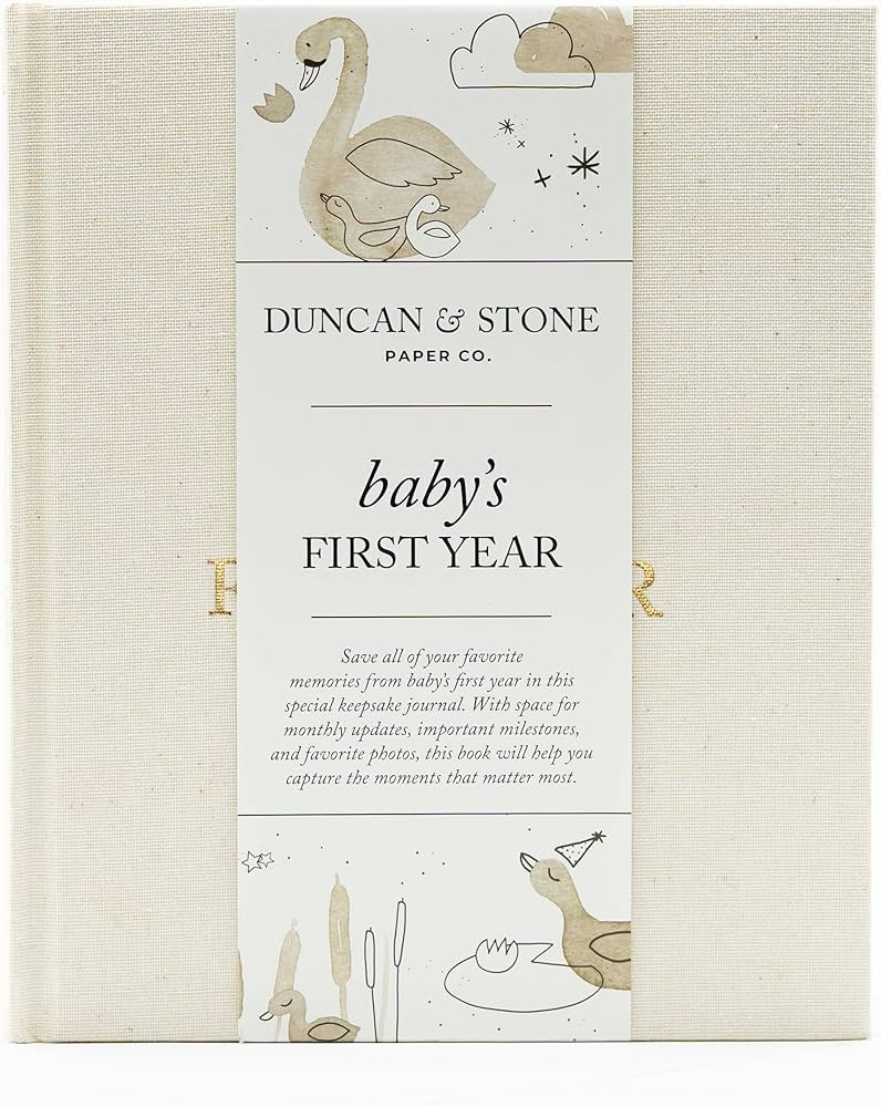 Baby First Year Book - Heirloom Keepsake Baby Memory Book to Record Important Milestones, Favorit... | Amazon (US)