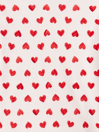 babyGap 100% Organic Cotton Heart PJ Set | Gap Factory
