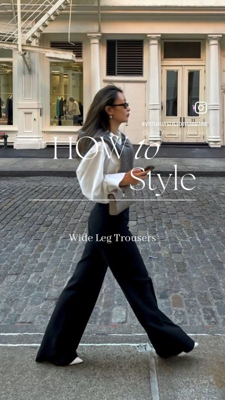 How to style wide leg trousers 

#LTKover40 #LTKfindsunder100 #LTKstyletip