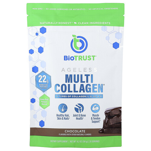 BioTRUST, Ageless Multi Collagen®, Chocolate, 9.2 oz (261 g) | iHerb