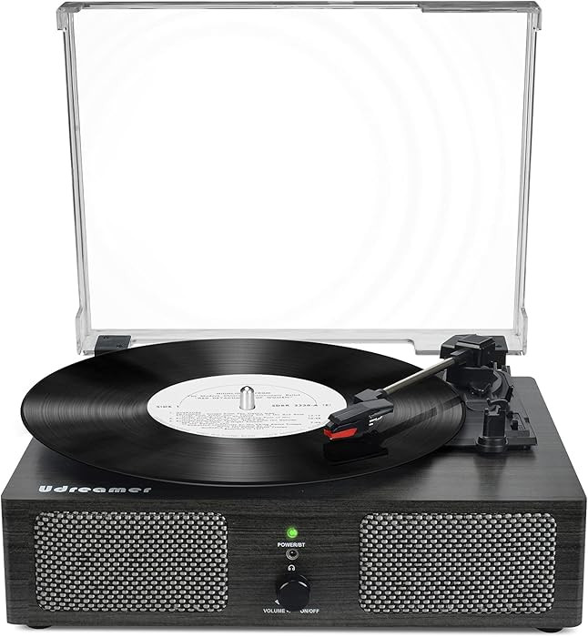 Vinyl Record Player Wireless Turntable with Built-in Speakers and USB Belt-Driven Vintage Phonogr... | Amazon (US)
