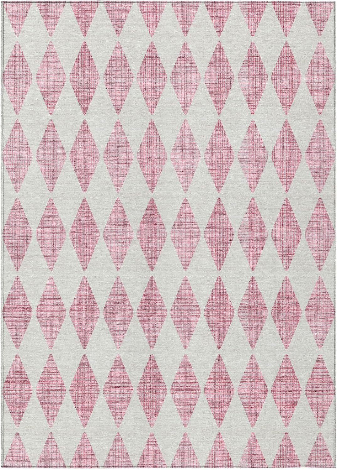 Addison Rugs Chantille ACN578 Pink 3' x 5' Indoor Outdoor Area Rug, Easy Clean, Machine Washable, Non Shedding, Bedroom, Living Room, Dining Room, Kitchen, Patio Rug | Amazon (US)
