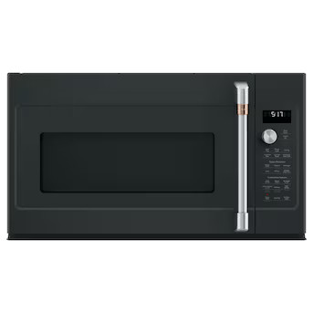 Cafe 1.7-cu ft 950-Watt Over-the-Range Convection Microwave with Sensor Cooking (Matte Black) | Lowe's