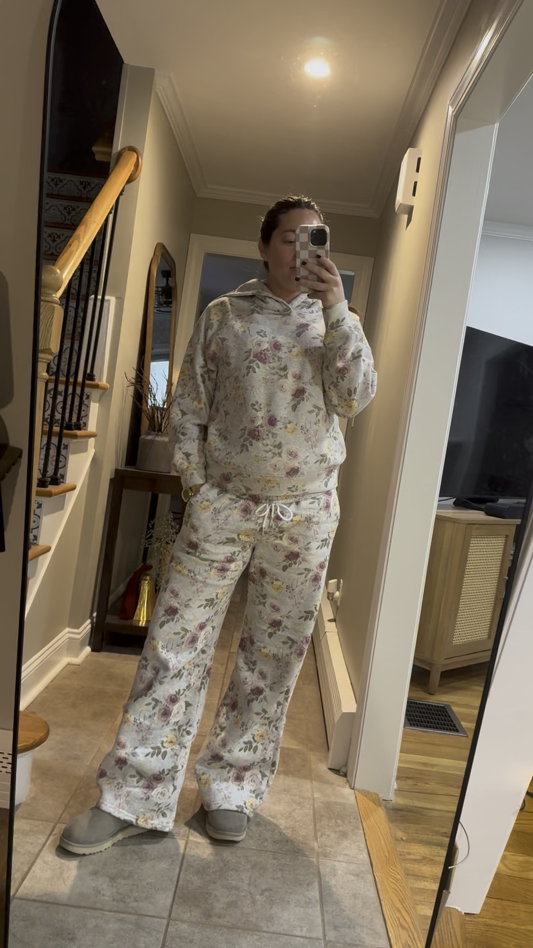 Really loving this matching floral set!! Matching sets are great for pregnancy because I still feel put together while being comfy at the same time!! 

Wearing size M in both 

#LTKGiftGuide #LTKFindsUnder100 #LTKBump