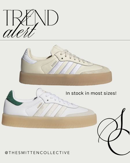 Adidas Sambaes in stock in most sizes! Loving this sneaker trend!

#LTKstyletip #LTKshoecrush #LTKsalealert
