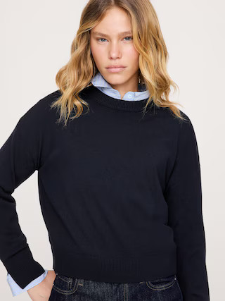 Merino Crew-Neck Sweater | Banana Republic (US)