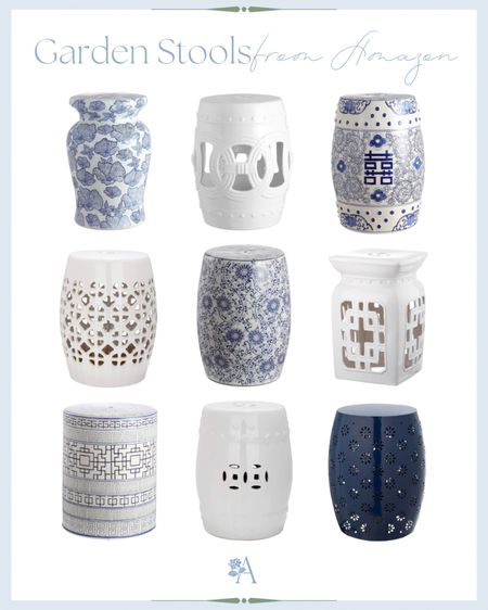 Blue & white garden stools from Amazon! 

Blue and white, chinoiserie, Grandmillennial, Amazon home, Amazon find, found it on Amazon, garden stool, side table, outdoor furniture, coastal furniture, classic style 

#LTKhome #LTKstyletip #LTKfindsunder100