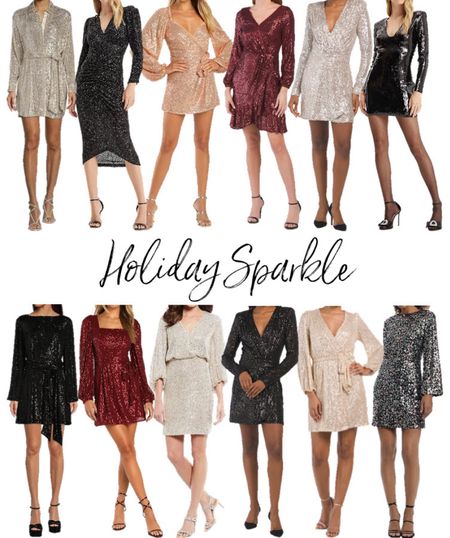 Sparkly sequined dresses for the holidays! 
.
Holiday dress holiday party Christmas gala Christmas party holiday party dress winter wedding guest dress New Year’s Eve party sequin dress winter outfit holiday outfit 

#LTKunder100 #LTKHoliday #LTKwedding